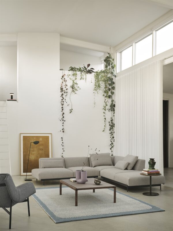 MUUTO - Pebble Gulvtæppe 200x300, Pale Blue - Billede 3