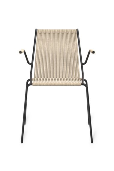 THORUP - Noel Spisebordsstol, Sort/Natural Linned