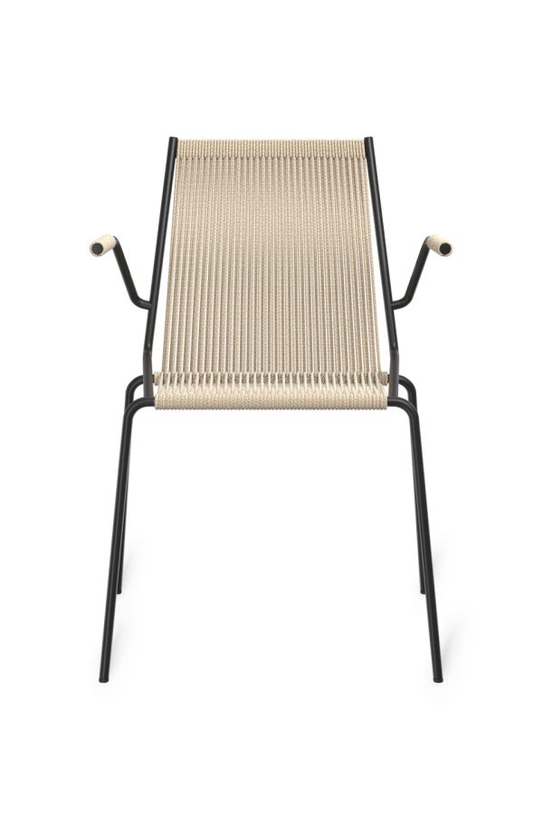 THORUP - Noel Spisebordsstol, Sort/Natural Linned