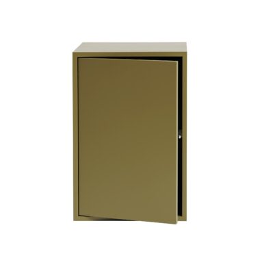 MUUTO - Stacked Opbevaringssystem Modul m. Dør, Brown Green