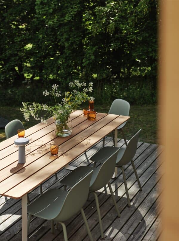 MUUTO - 70/70 Havebord 225x90, Sapele Mahogany/Grey - Billede 6