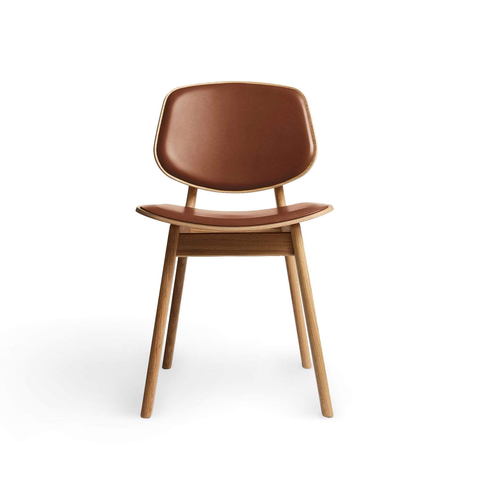 RO COLLECTION - Pandora Spisebordsstol, Oak/Supreme Leather Cognac