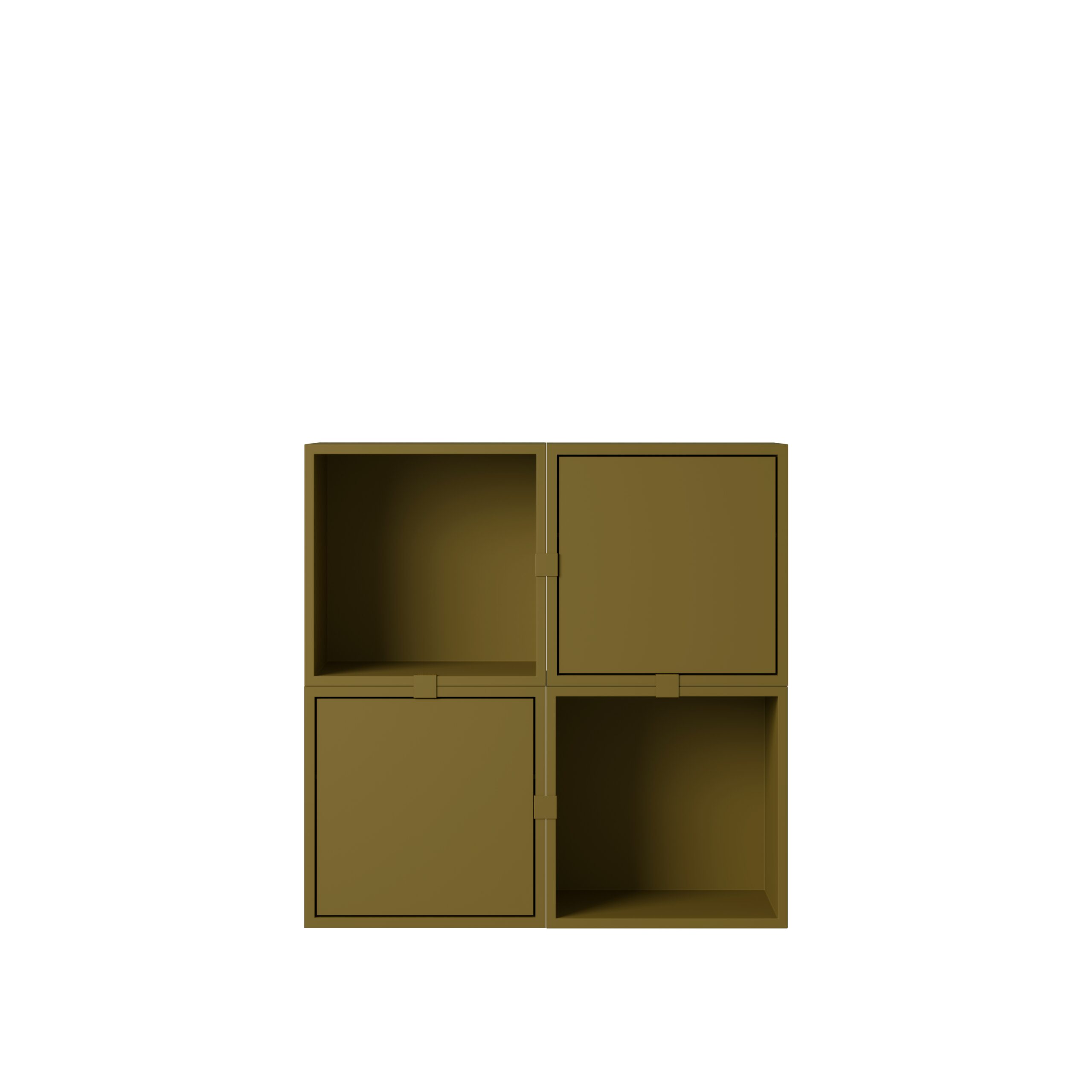 MUUTO - Stacked Opbevaringssystem Hallway 4, Brown Green