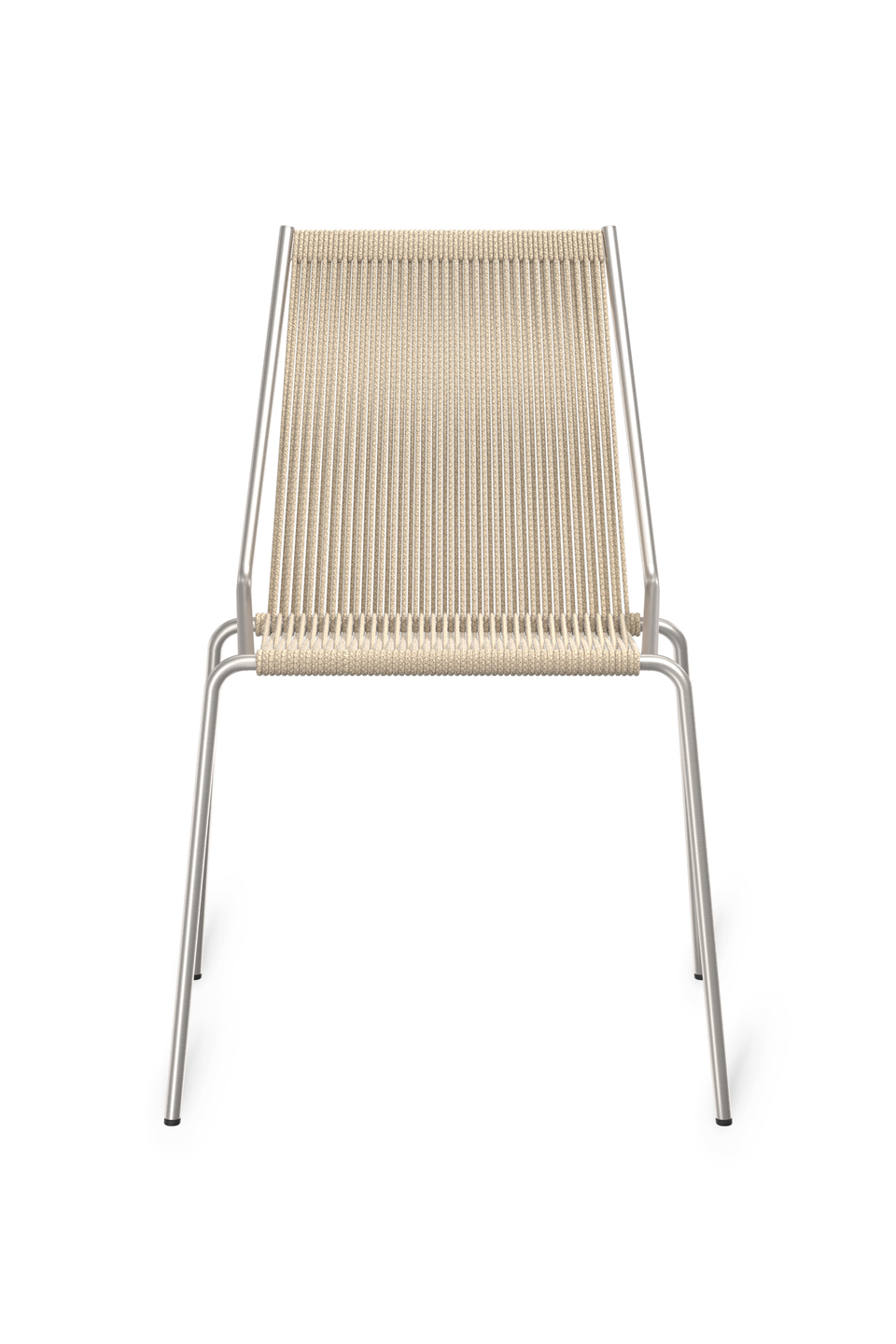 THORUP - Noel Spisebordsstol, Stål/Natural Linned
