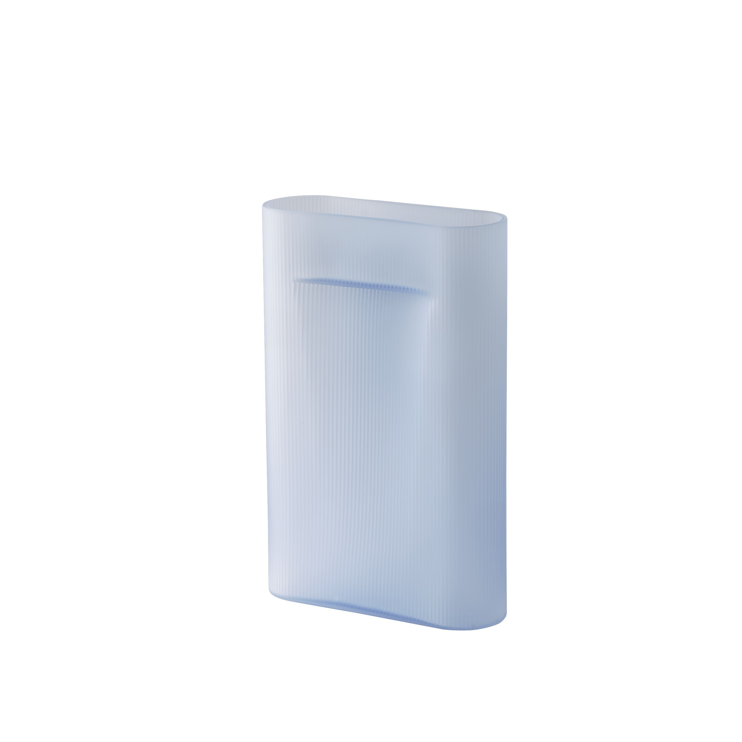 MUUTO - Ridge Vase H48, Light Blue