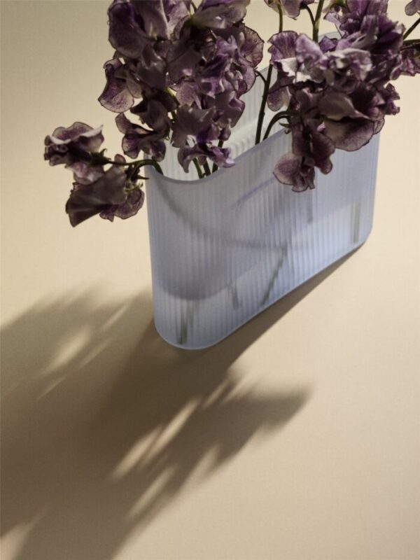 MUUTO - Ridge Vase H48, Light Blue - Billede 3