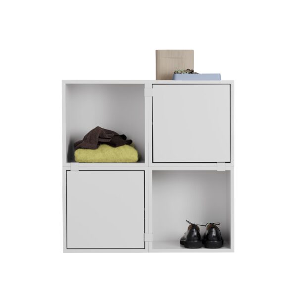 MUUTO - Stacked Opbevaringssystem Hallway 4, Grey - Billede 2