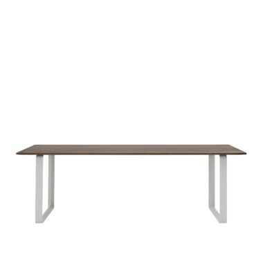 MUUTO - 70/70 Spisebord 225X90, Solid Smoked Oak/Grey