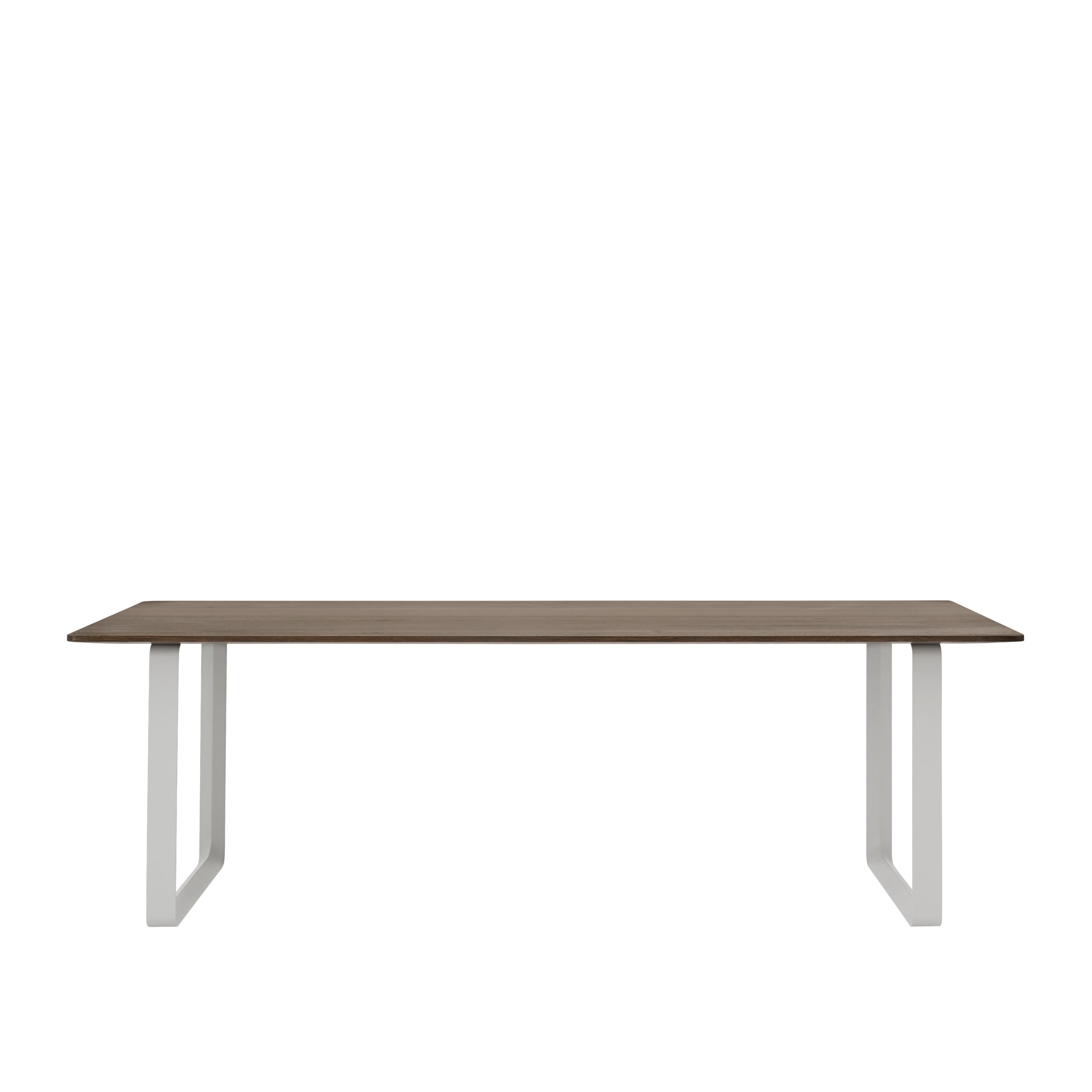 MUUTO - 70/70 Spisebord 225X90, Solid Smoked Oak/Grey