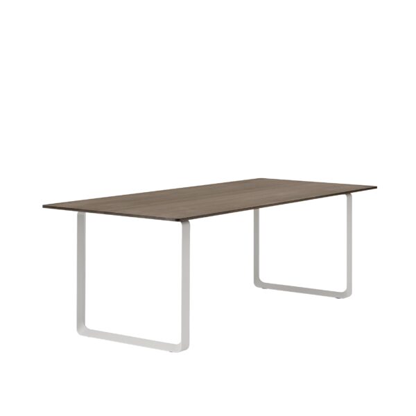 MUUTO - 70/70 Spisebord 225X90, Solid Smoked Oak/Grey - Billede 2