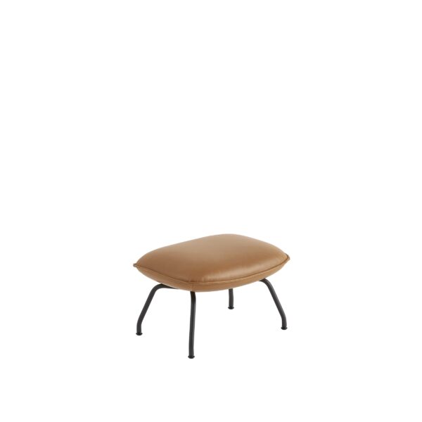 MUUTO - Doze Ottoman Tube, Cognac/Anthracite Black