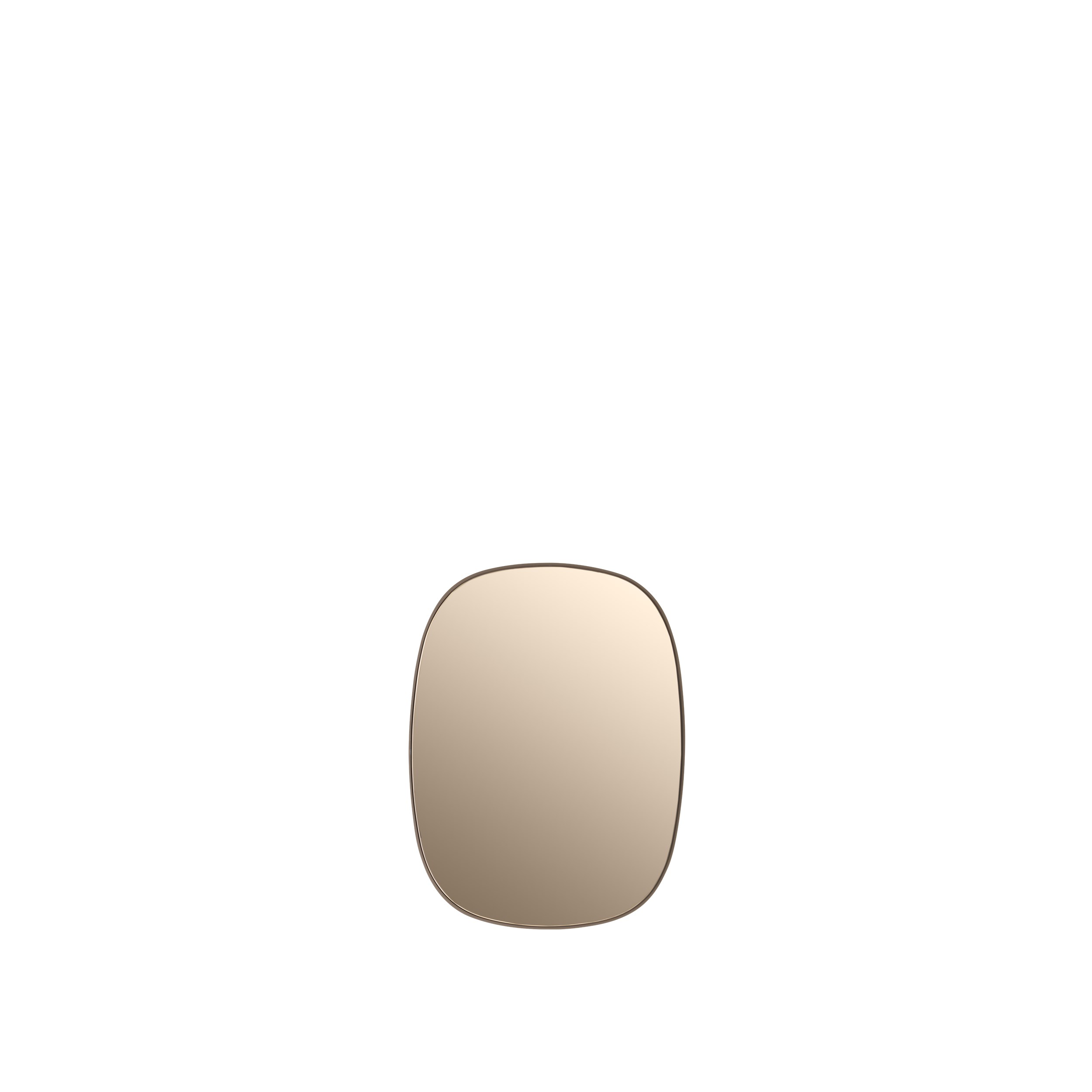 MUUTO - Framed Spejl Small, Rose/Rose