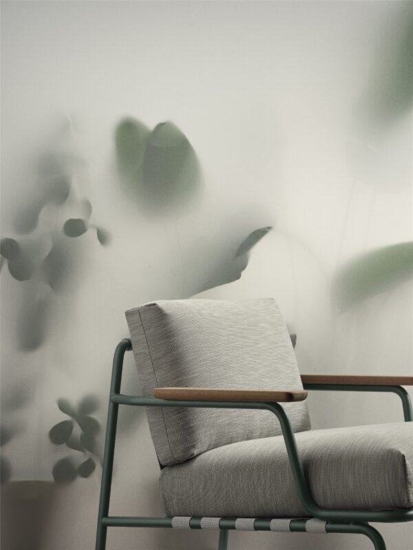 MUUTO - Settle Udendørs Loungestol, Weave 2/Dark Green - Billede 2