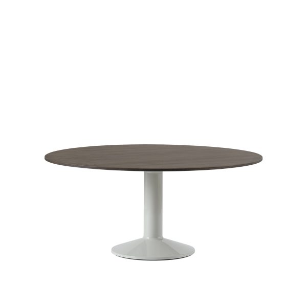MUUTO - Midst Spisebord Ø160, Dark Oiled Oak/Grey