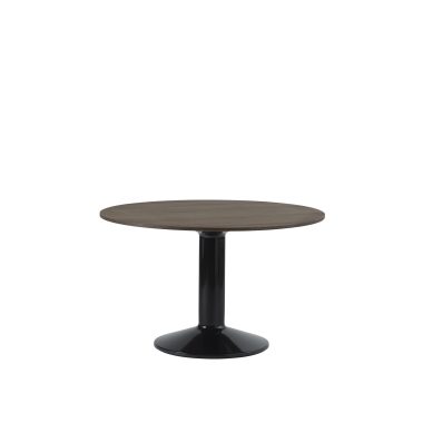 MUUTO - Midst Spisebord Ø120, Dark Oiled Oak/Black