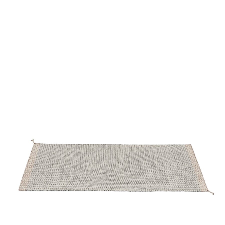 MUUTO - Ply Gulvtæppe 200x80, Black/White