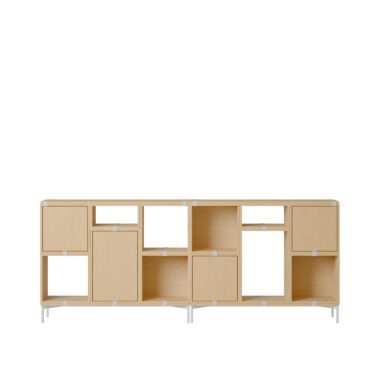 MUUTO - Stacked Opbevaringssystem Office 3, Oak