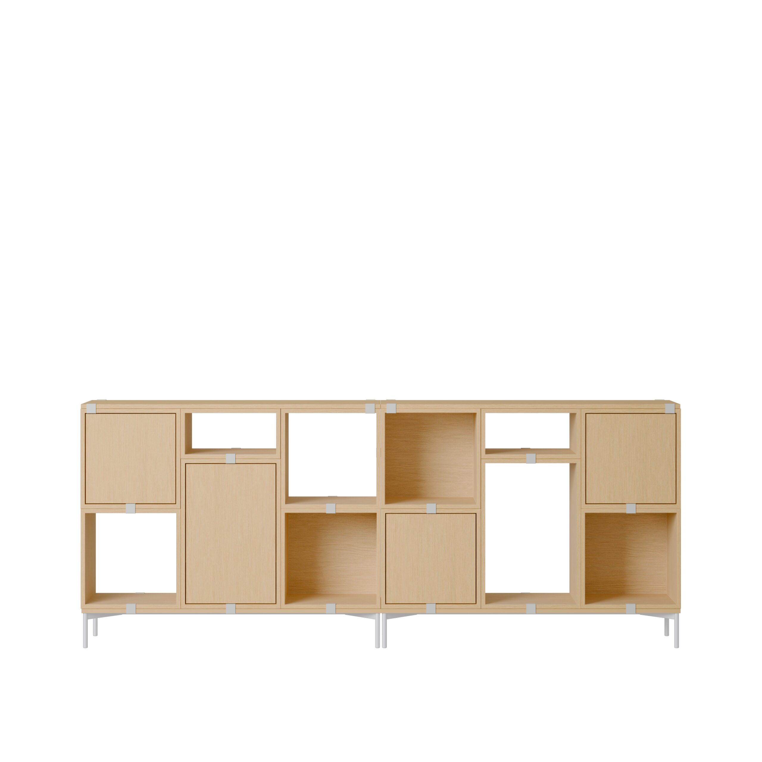 MUUTO - Stacked Opbevaringssystem Office 3, Oak