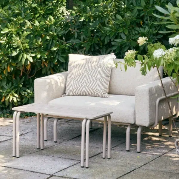 MANDALAY - Ivy Loungestol/Sofa M. Udtræk, Taupe - Billede 8