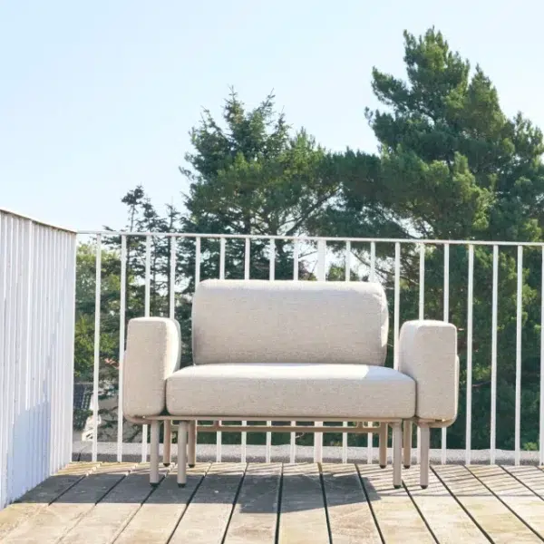 MANDALAY - Ivy Loungestol/Sofa M. Udtræk, Taupe - Billede 7
