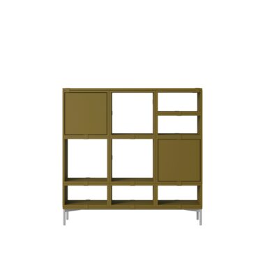 MUUTO - Stacked Opbevaringssystem Hallway 3, Brown Green