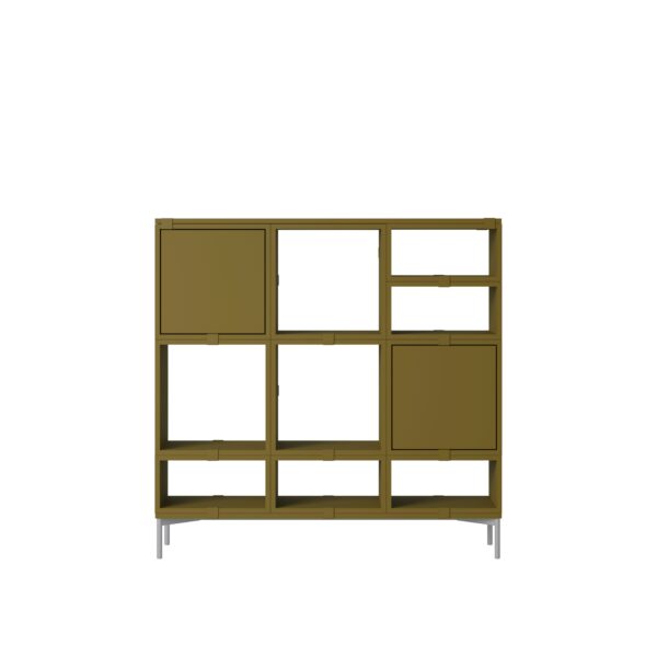 MUUTO - Stacked Opbevaringssystem Hallway 3, Brown Green