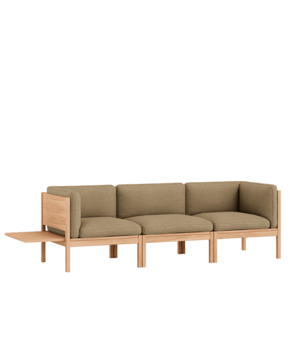 MOEBE - Modulsofa 3 Seater m. Sidebord, Autumn 221