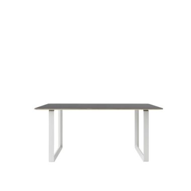 MUUTO - 70/70 Spisebord 170X85, Black Linoleum/White