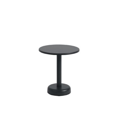 MUUTO - Linear Steel Udendørs Sofabord Ø42, Anthracite Black