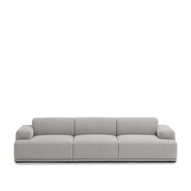MUUTO - Connect Soft Modular Sofa 3-Seater, Clay 12