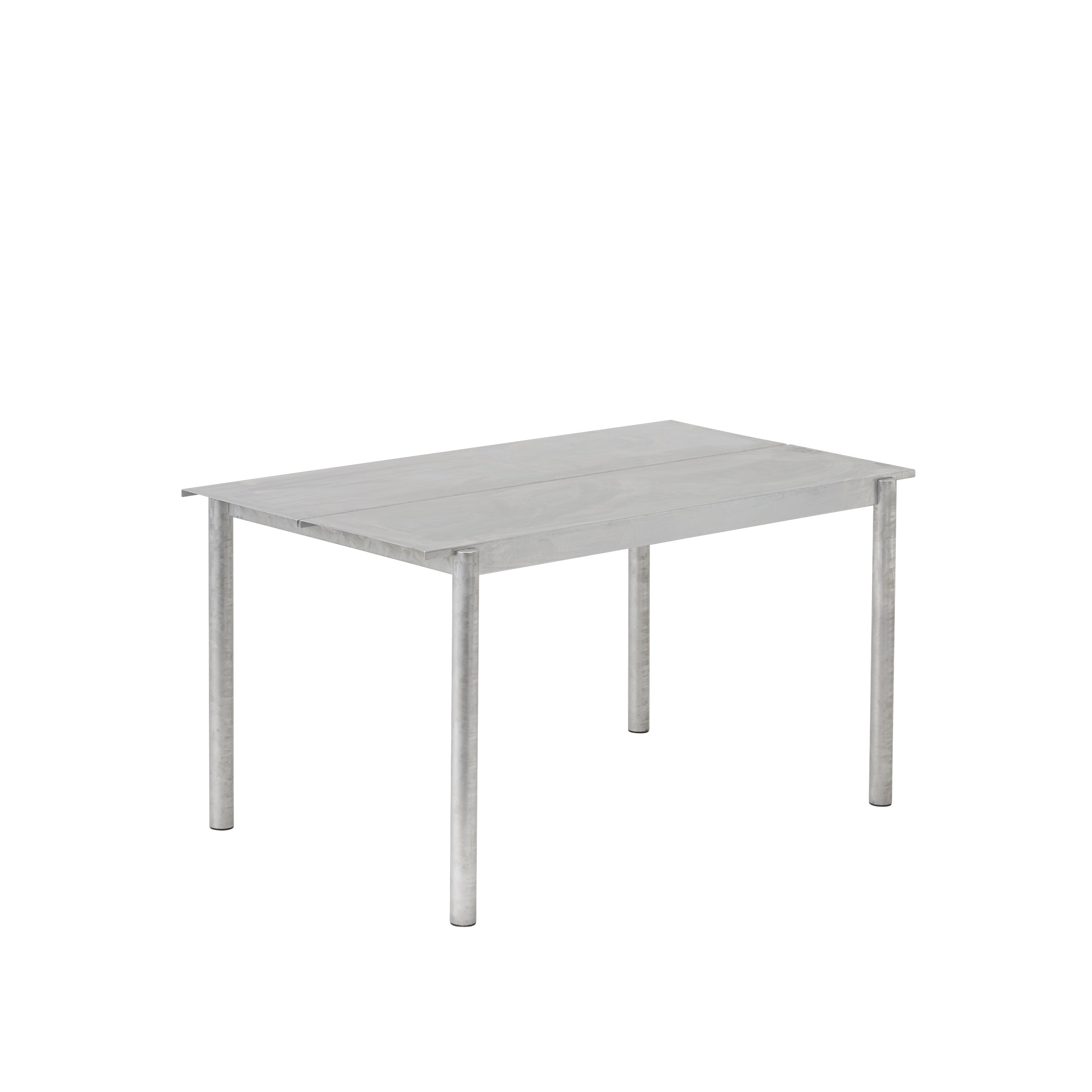 MUUTO - Linear Steel Havebord 140x75, Warm Galvanized Steel