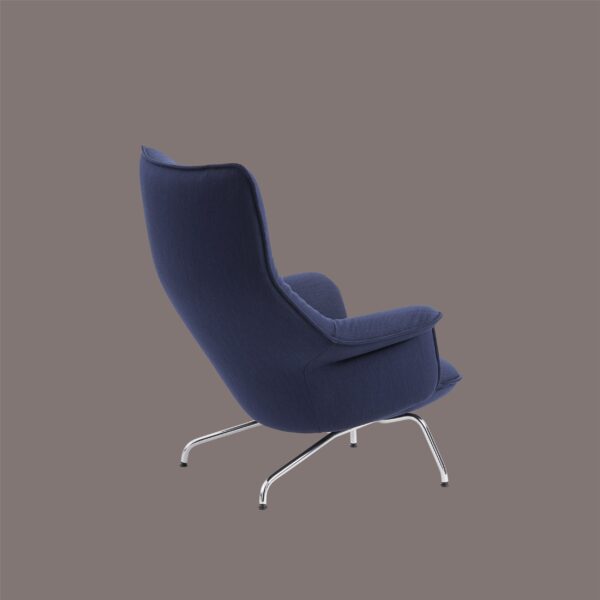 MUUTO - Doze Lænestol High Tube, Balder 782/Chrome - Billede 5