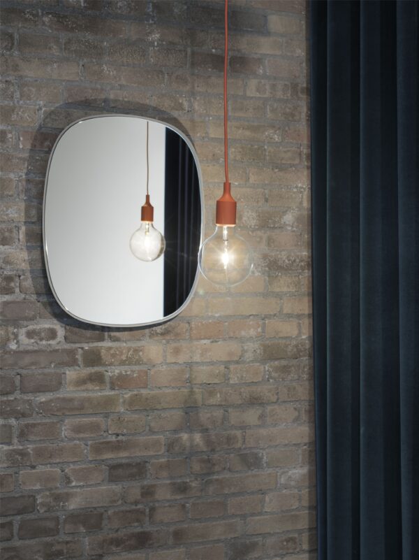 MUUTO - Framed Spejl Small, Grey/Clear - Billede 2