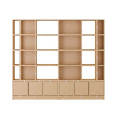 MUUTO - Stacked Opbevaringssystem Office 1, Oak