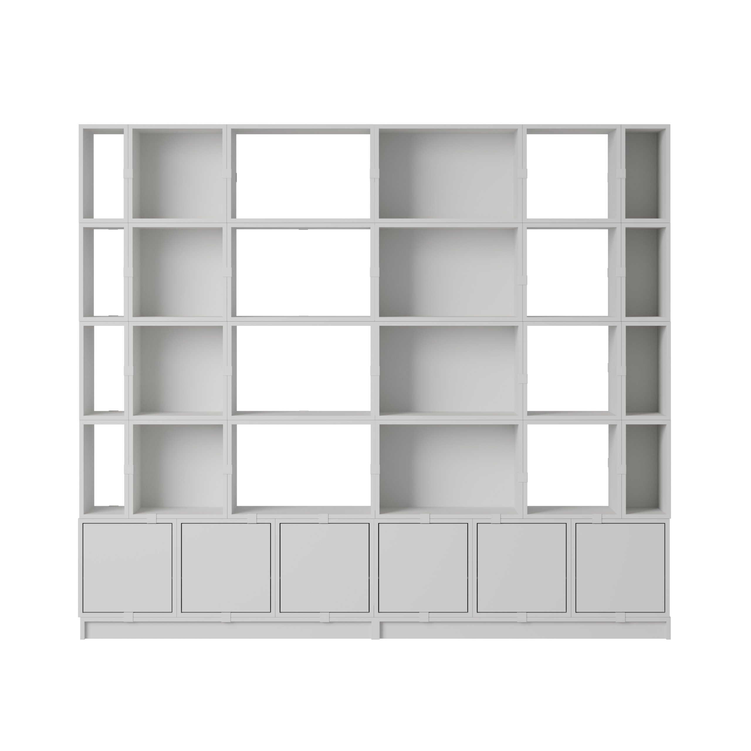 MUUTO - Stacked Opbevaringssystem Office 1, Grey