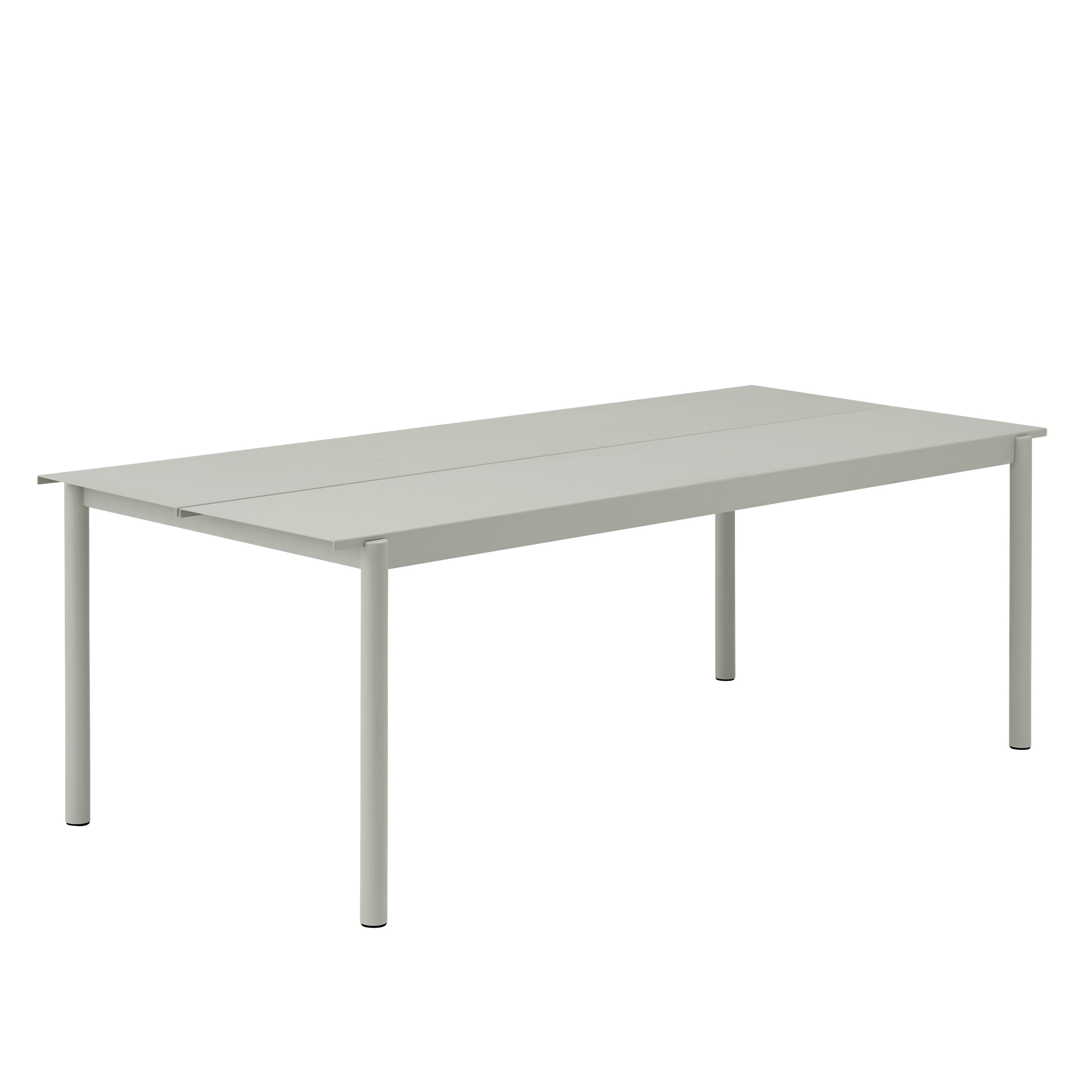 MUUTO - Linear Steel Havebord 220x90, Grey
