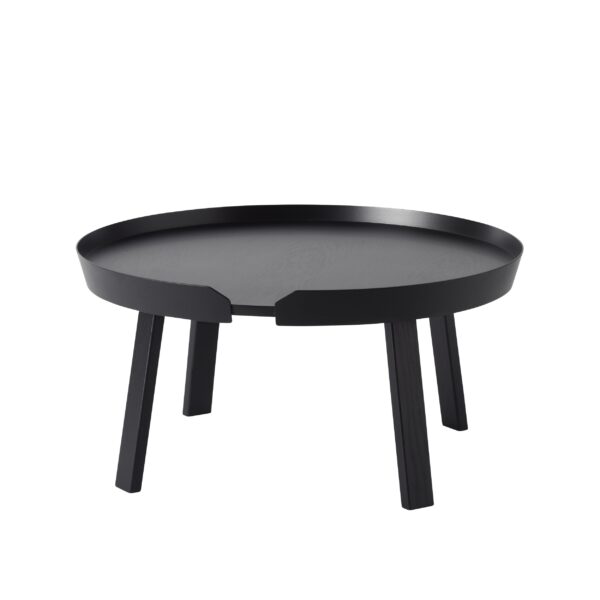 MUUTO - Around Sofabord Ø72, Black