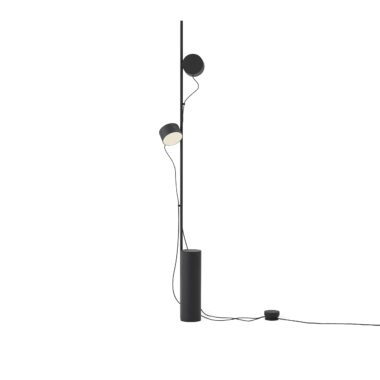 MUUTO - Post Gulvlampe, Black