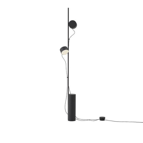 MUUTO - Post Gulvlampe, Black