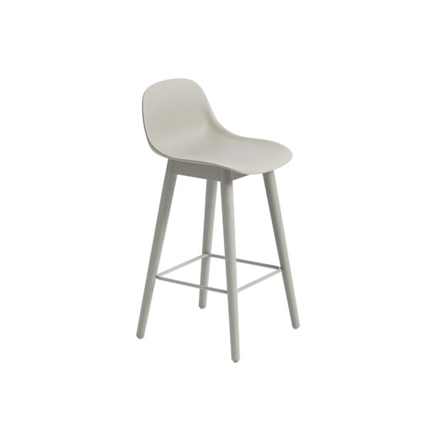 MUUTO - Fiber Barstol 75, Grey