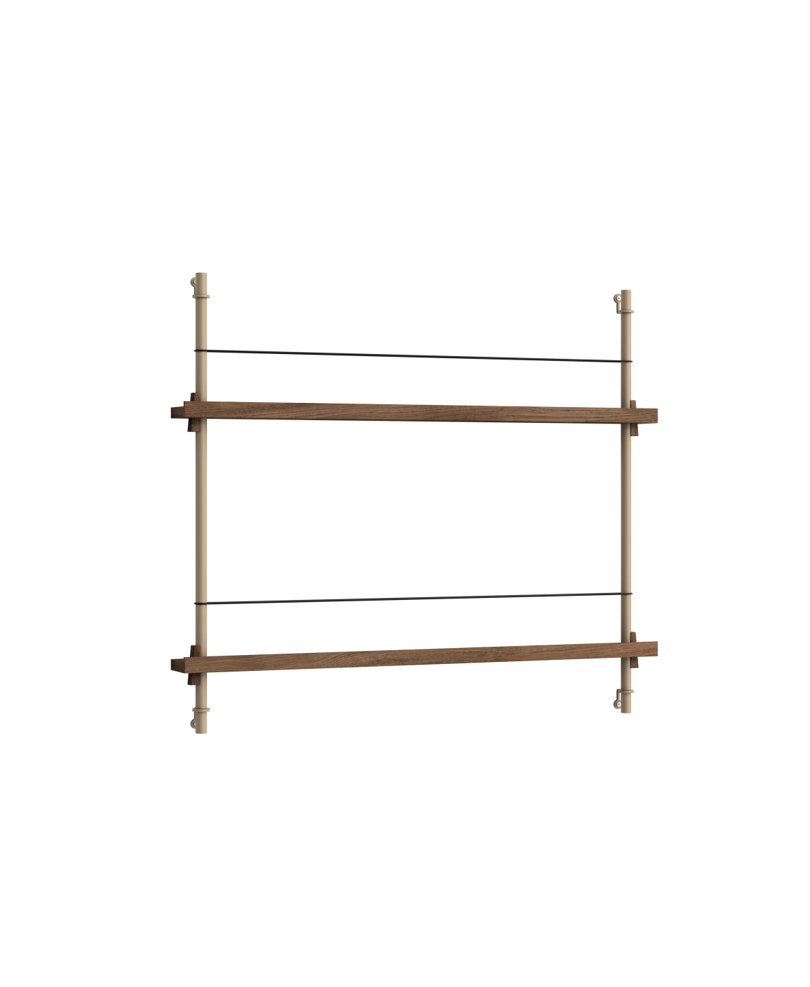 MOEBE - Magasinreol MS.65.1, Smoked Oak/Warm Grey