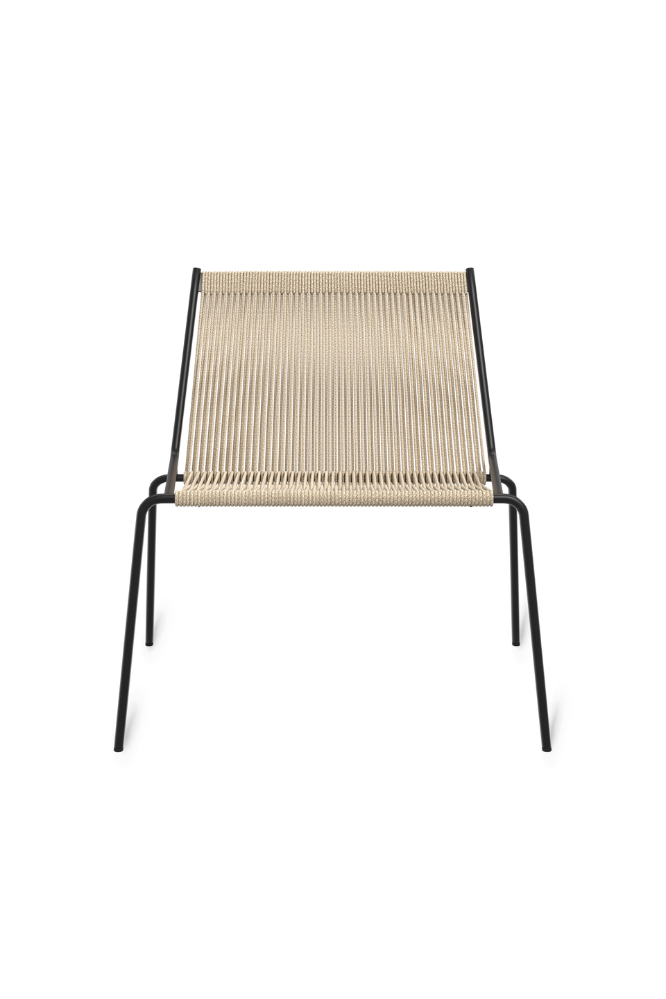 THORUP - Noel Loungestol, Sort/Natural Linned
