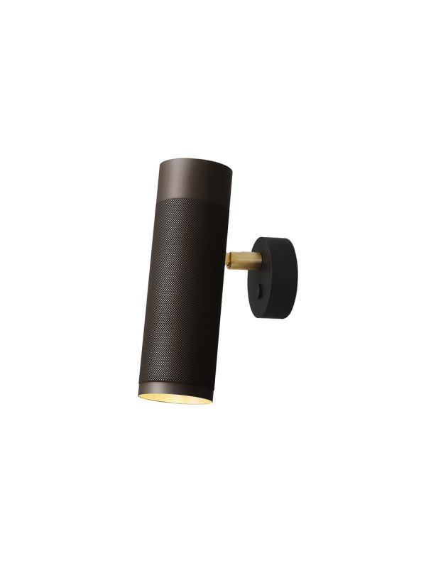 THORUP - Patrone Væglampe H20, Browned Brass/Brass