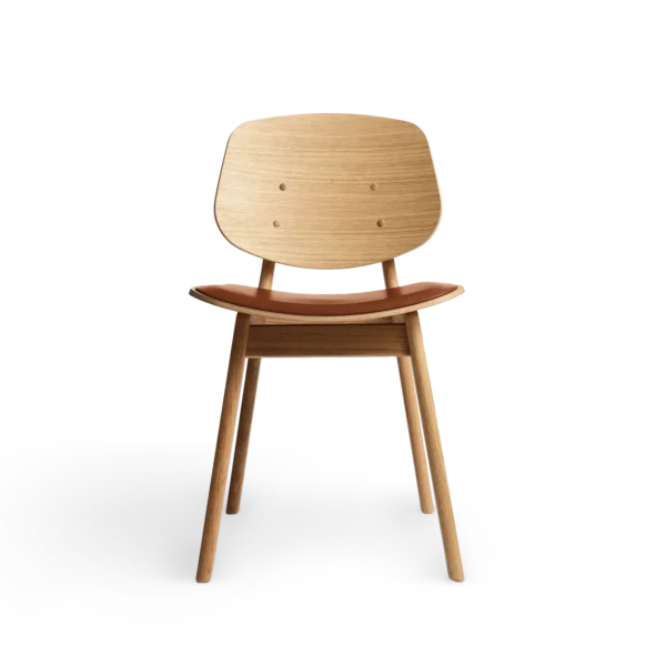 RO COLLECTION - Pandora Spisebordsstol, Oak/Exclusive Leather Cognac