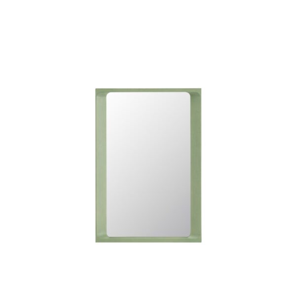 MUUTO - Arced Spejl 80x55, Light Green