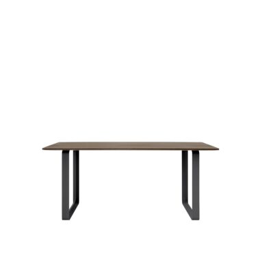 MUUTO - 70/70 Spisebord 170X85, Solid Smoked Oak/Anthracite Black