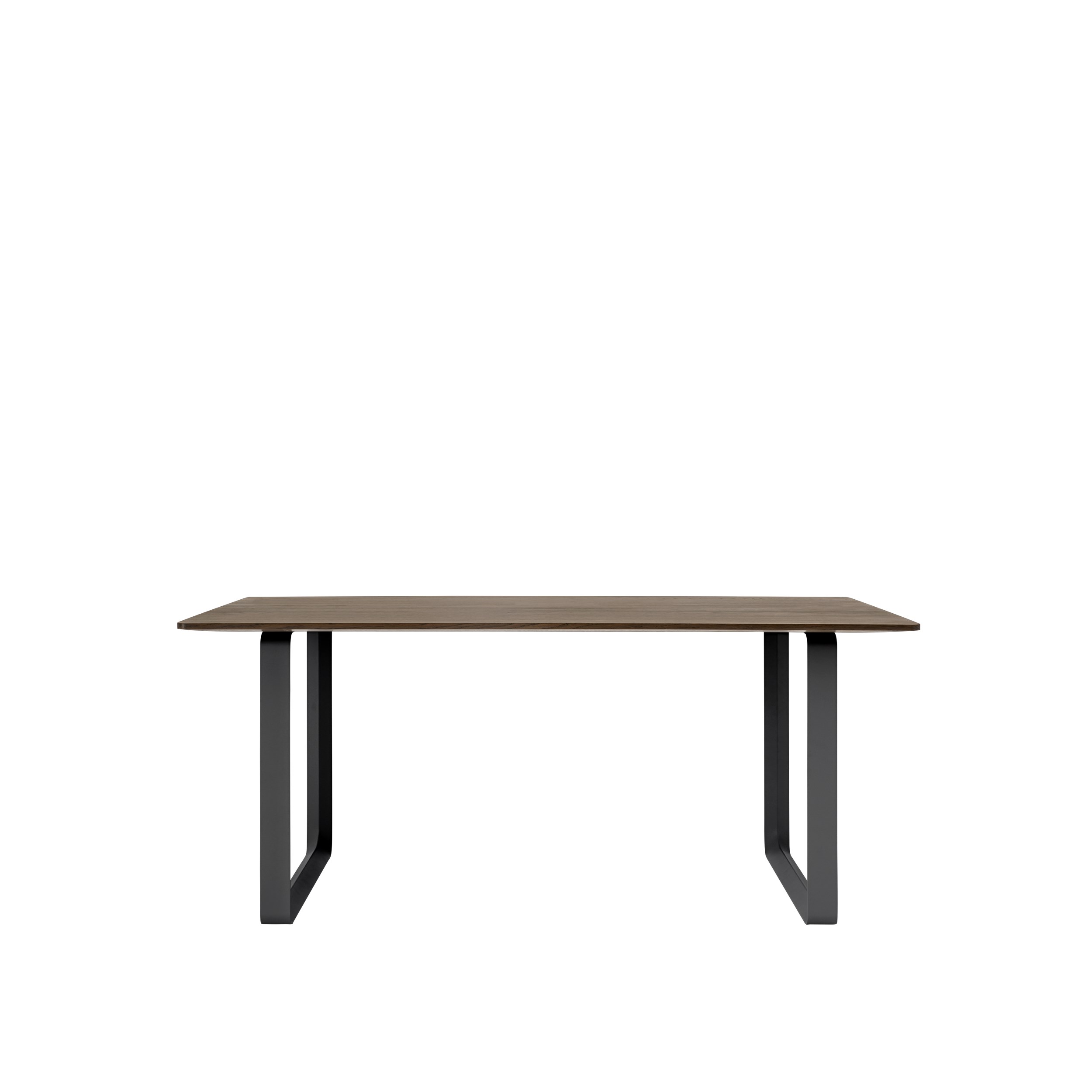 MUUTO - 70/70 Spisebord 170X85, Solid Smoked Oak/Anthracite Black