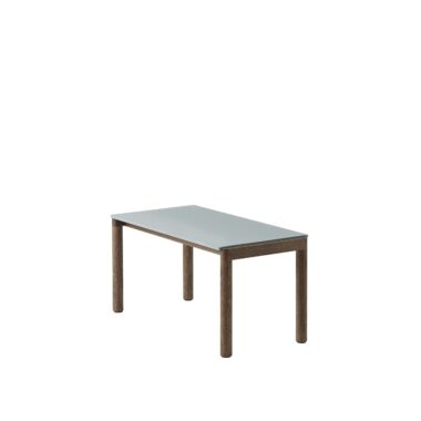 MUUTO - Couple Sofabord 40x84 - 1 Plain, Pale Blue/Dark Oak