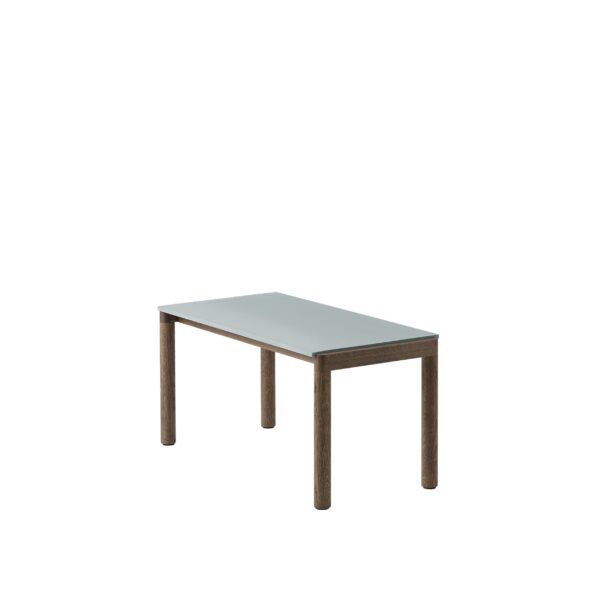 MUUTO - Couple Sofabord 40x84 - 1 Plain, Pale Blue/Dark Oak