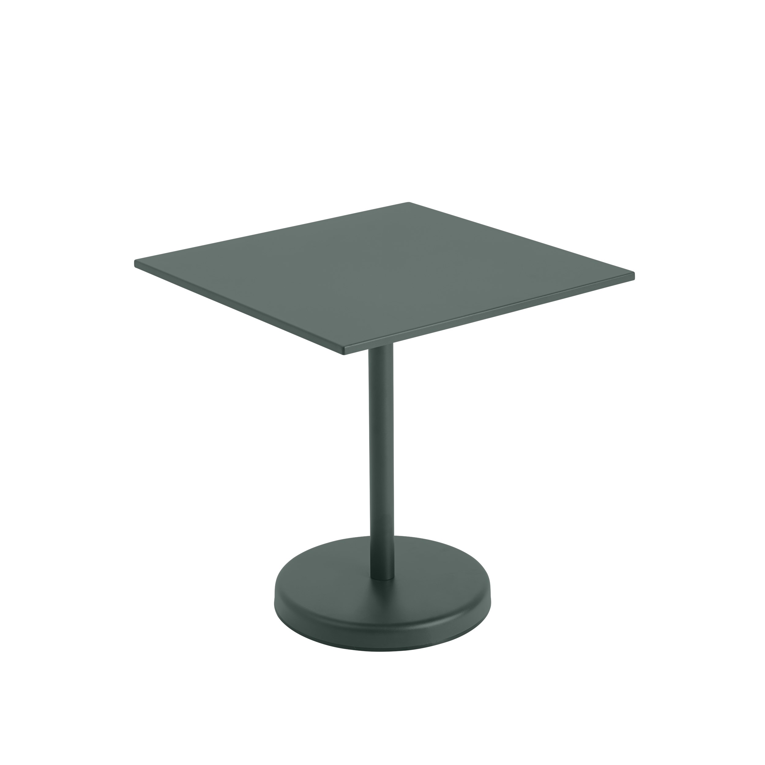MUUTO - Linear Steel Udendørs Cafébord, Dark Green